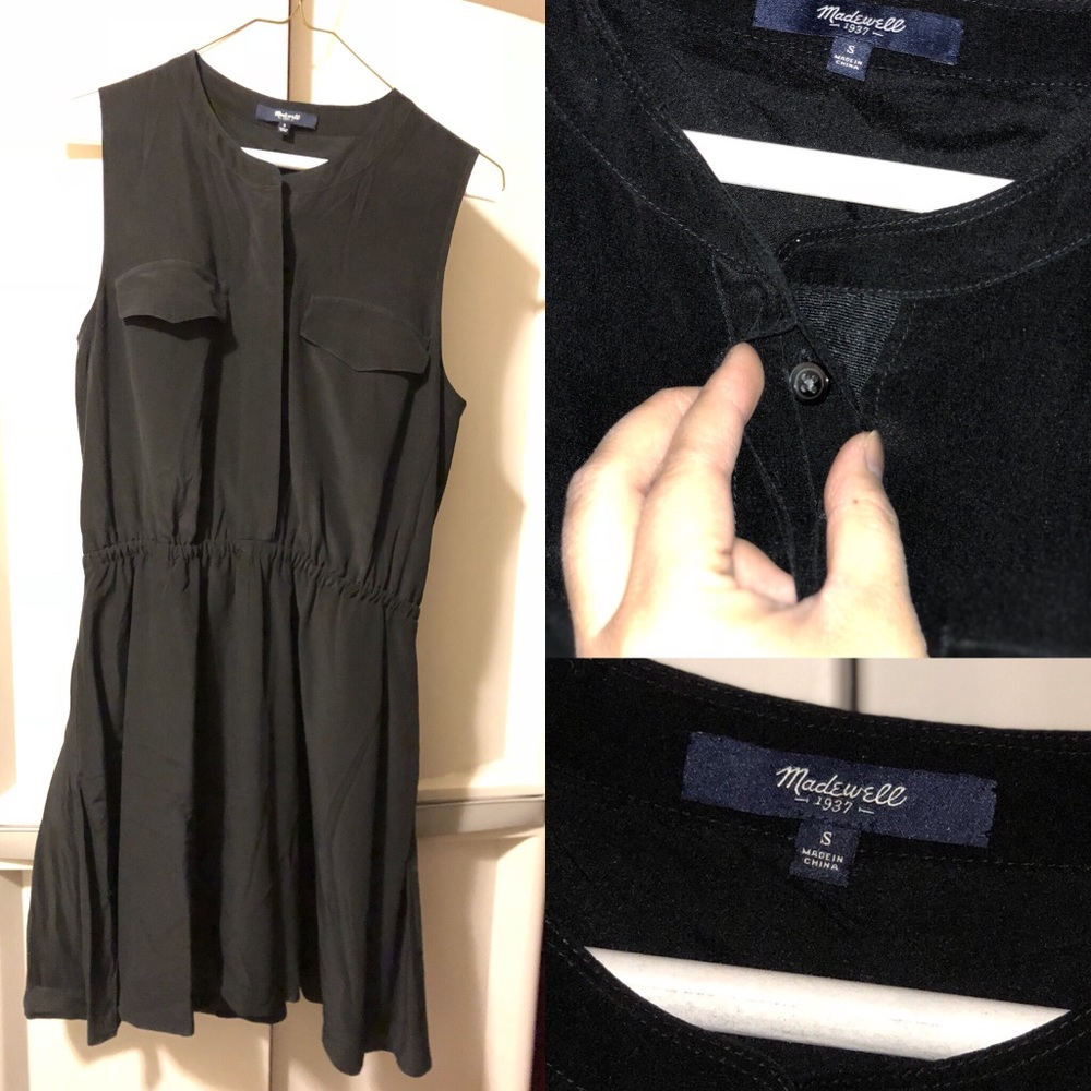 Madewell black dress